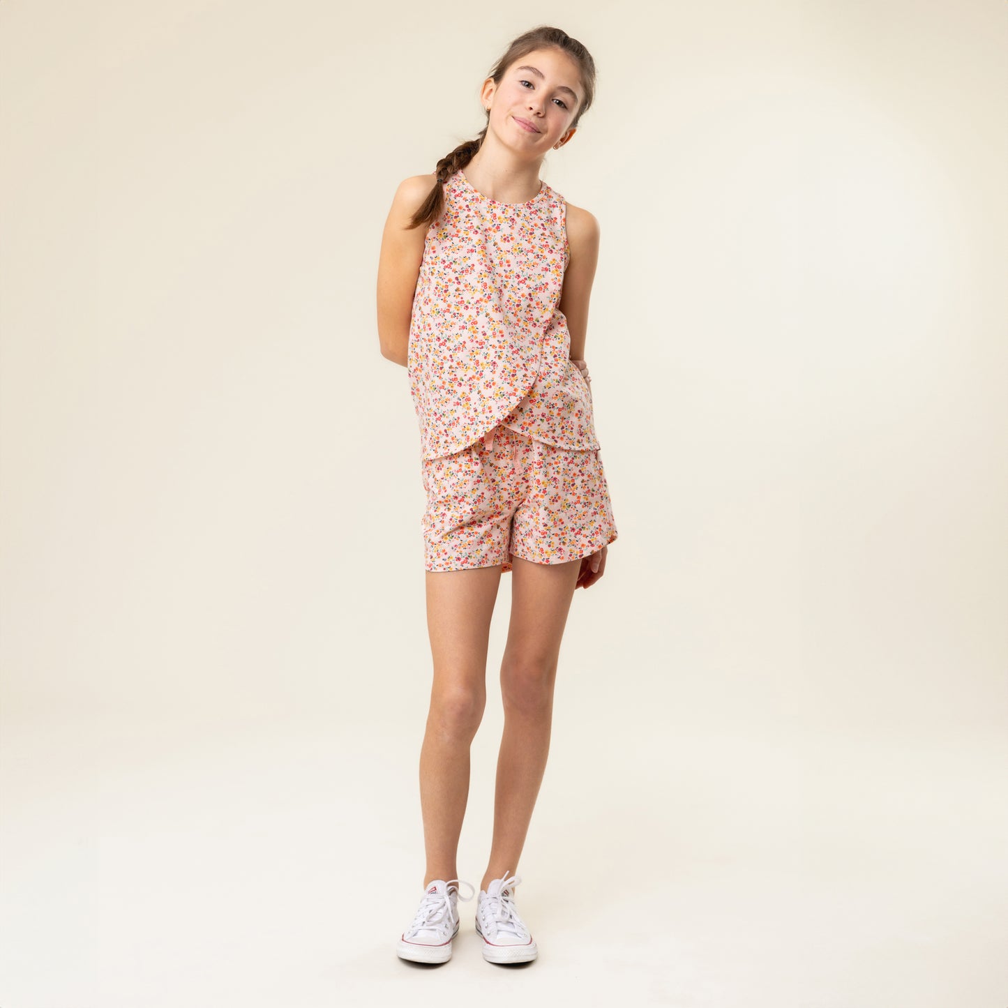 Short  Filles Rose Pâle