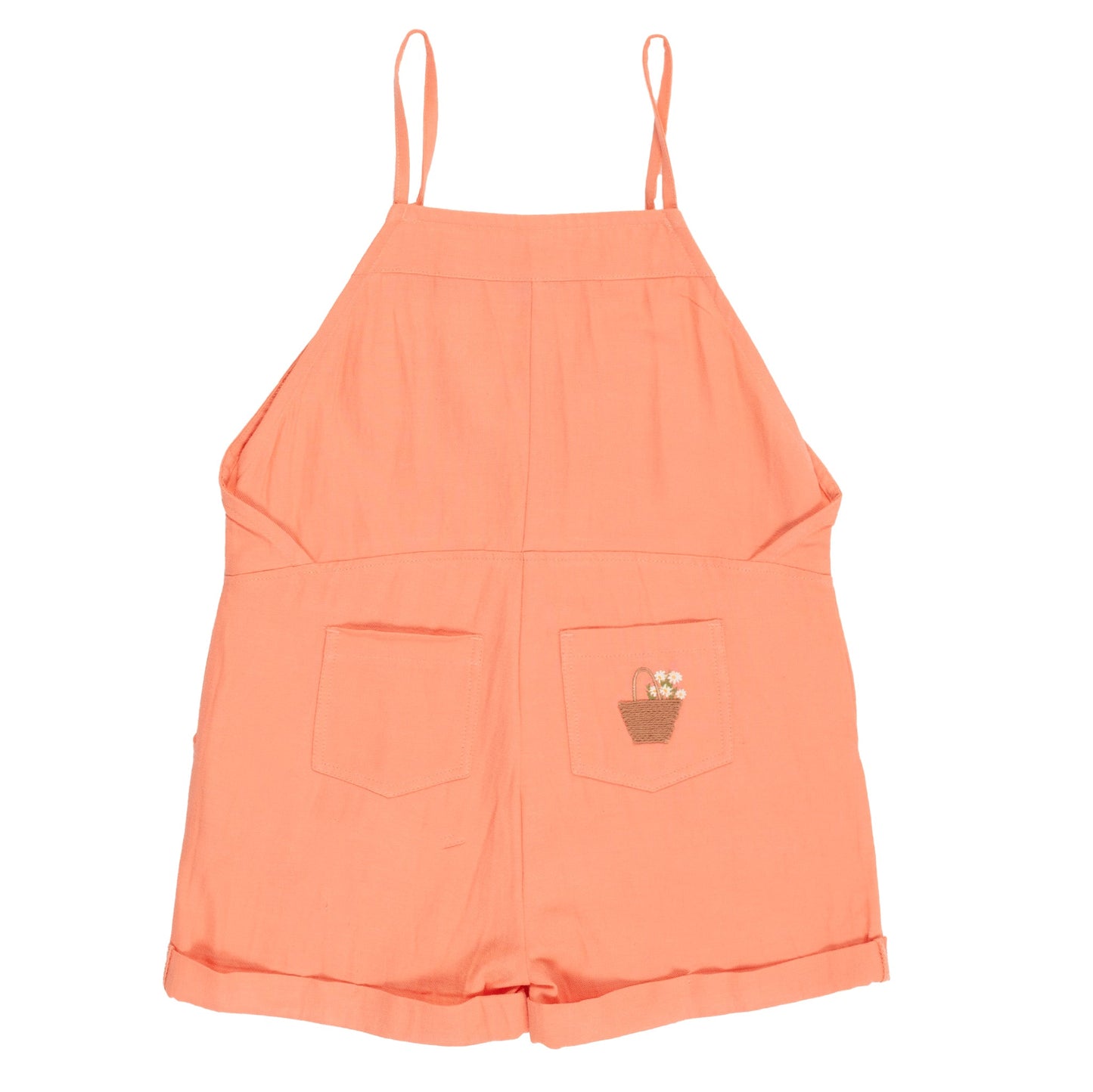 Salopette courte  Filles Corail