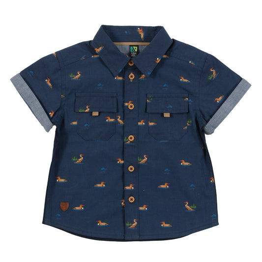 Chemise  Bébé Garcon Marine