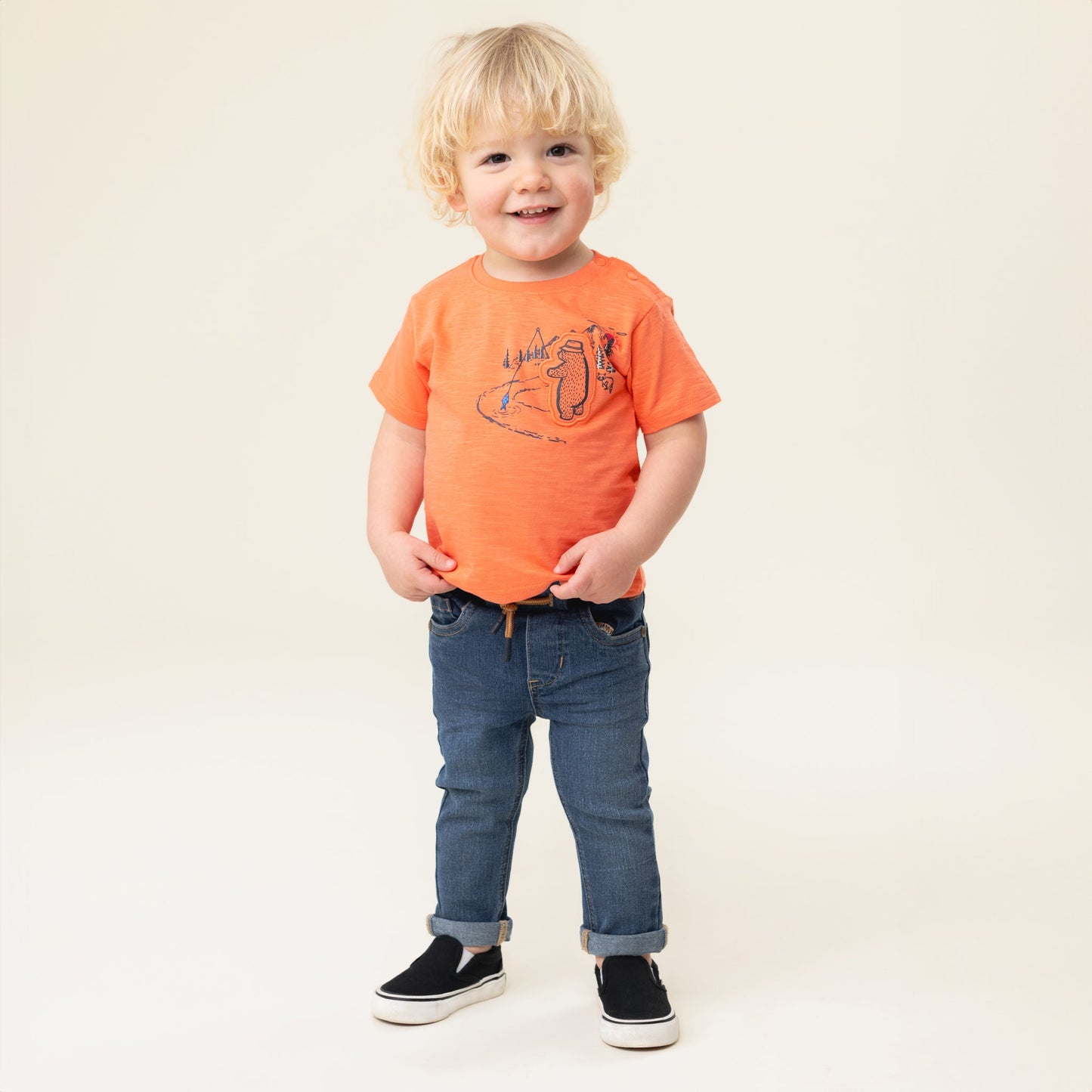 T-shirt  Bébé Garcon Orange