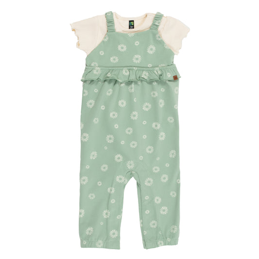 Ensemble T-shirt deux-pièces  Bébé Fille Vert