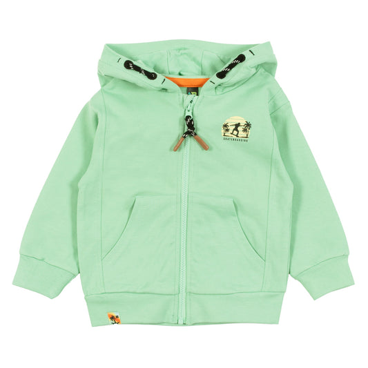 Veste à capuchon  Bébé Garcon Turquoise