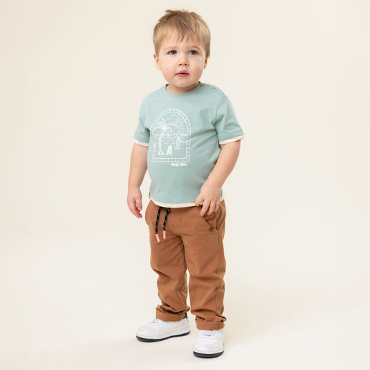 Pantalon  Bébé Garcon Brun