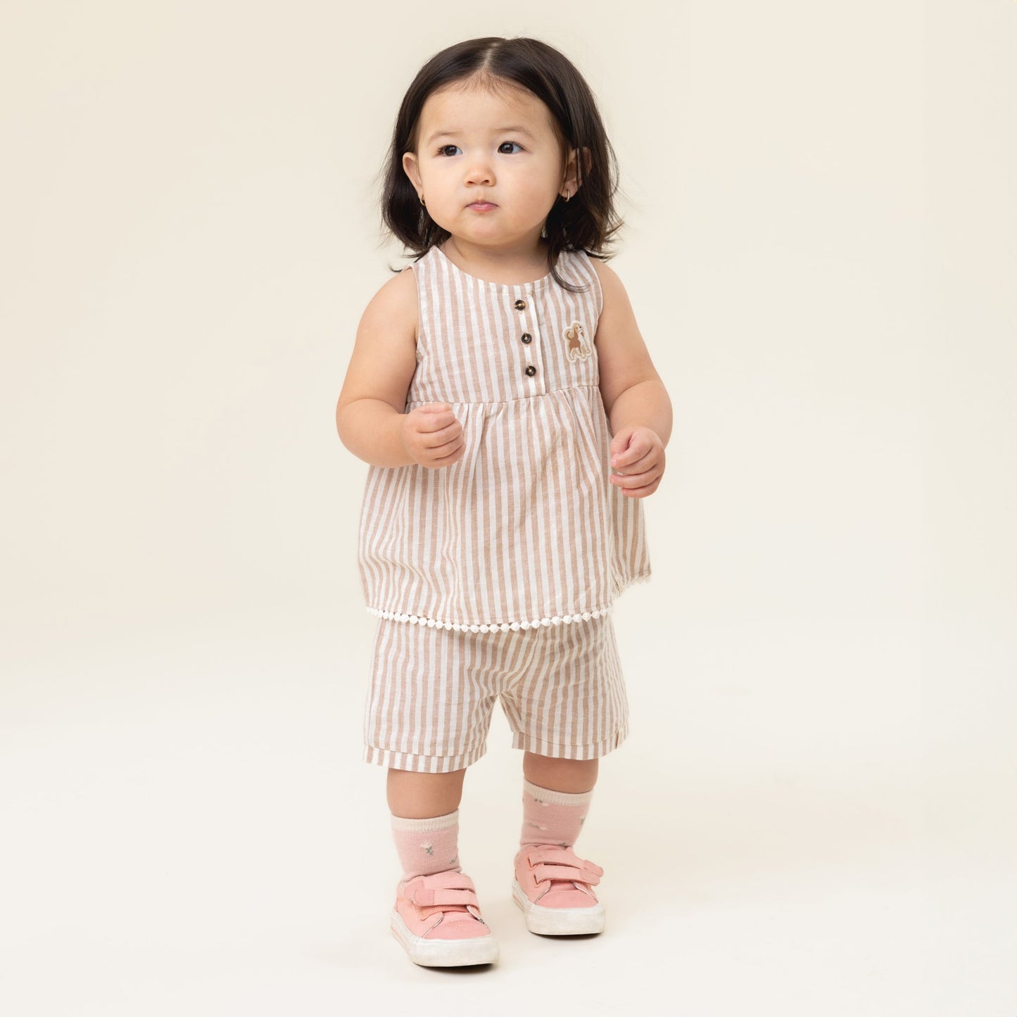 Ensemble camisole deux-pièces  Bébé Fille Beige