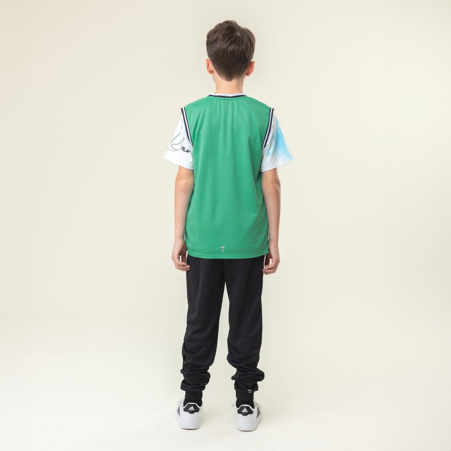 T-shirt et camisole athlétique 2 en 1  Garçons Vert