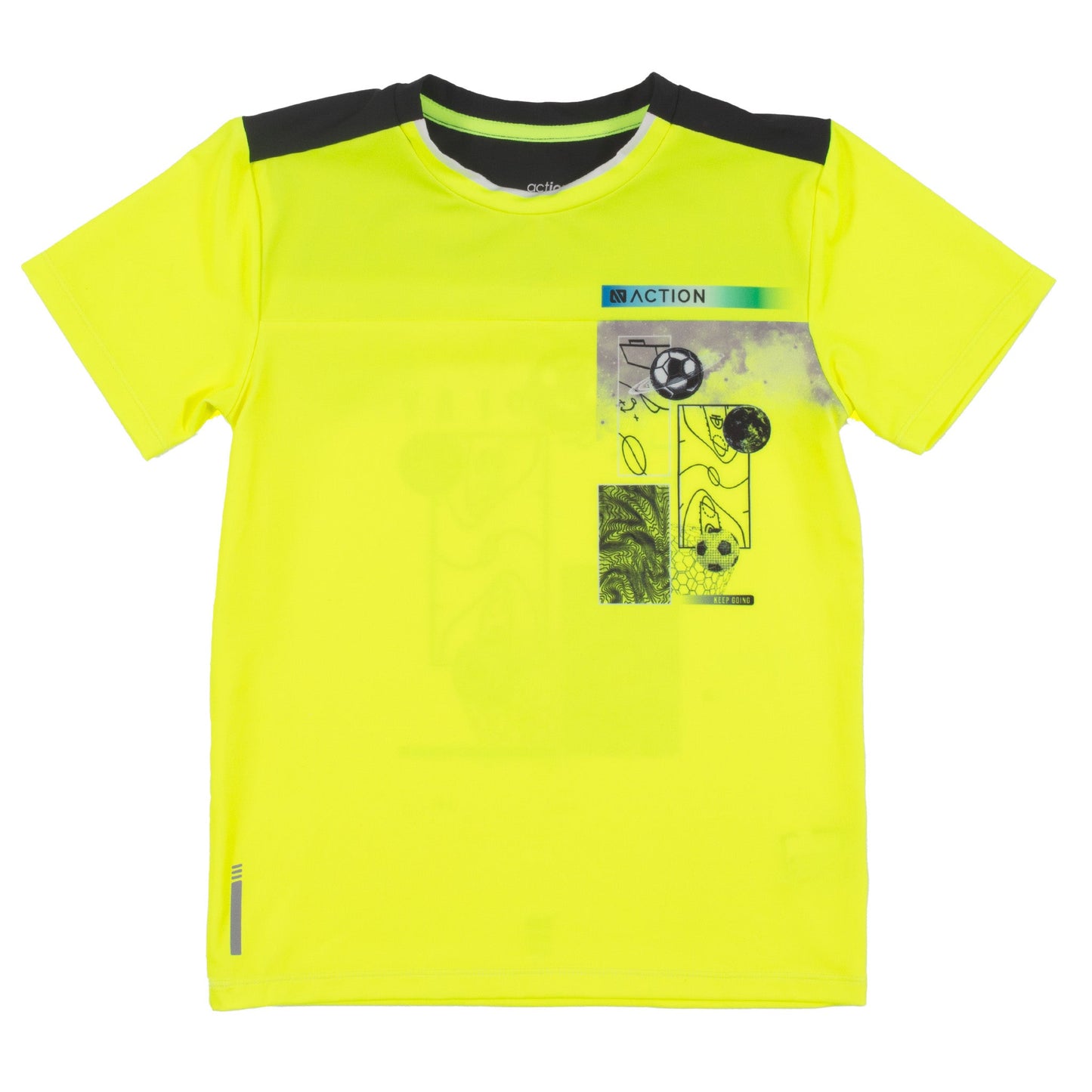 T-shirt athlétique  Garçons Lime