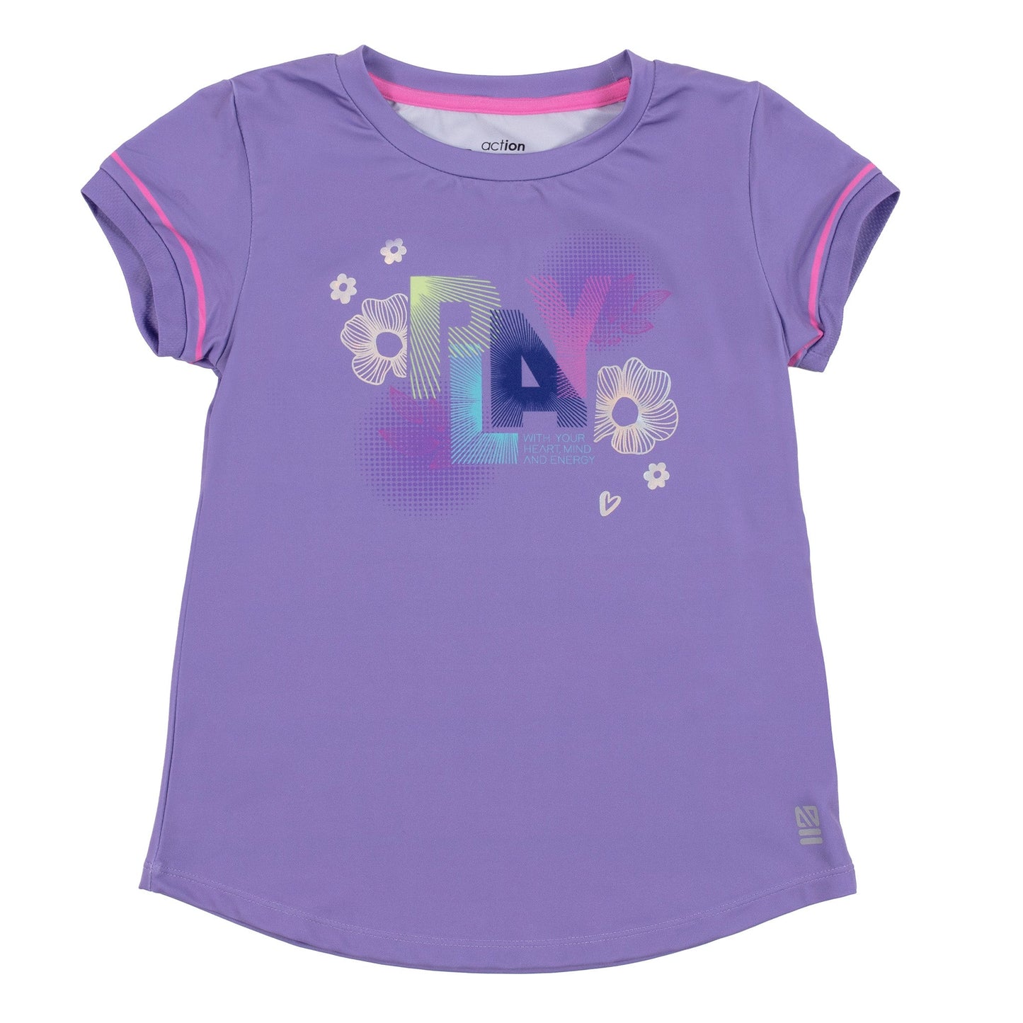 T-shirt athlétique  Filles Violet