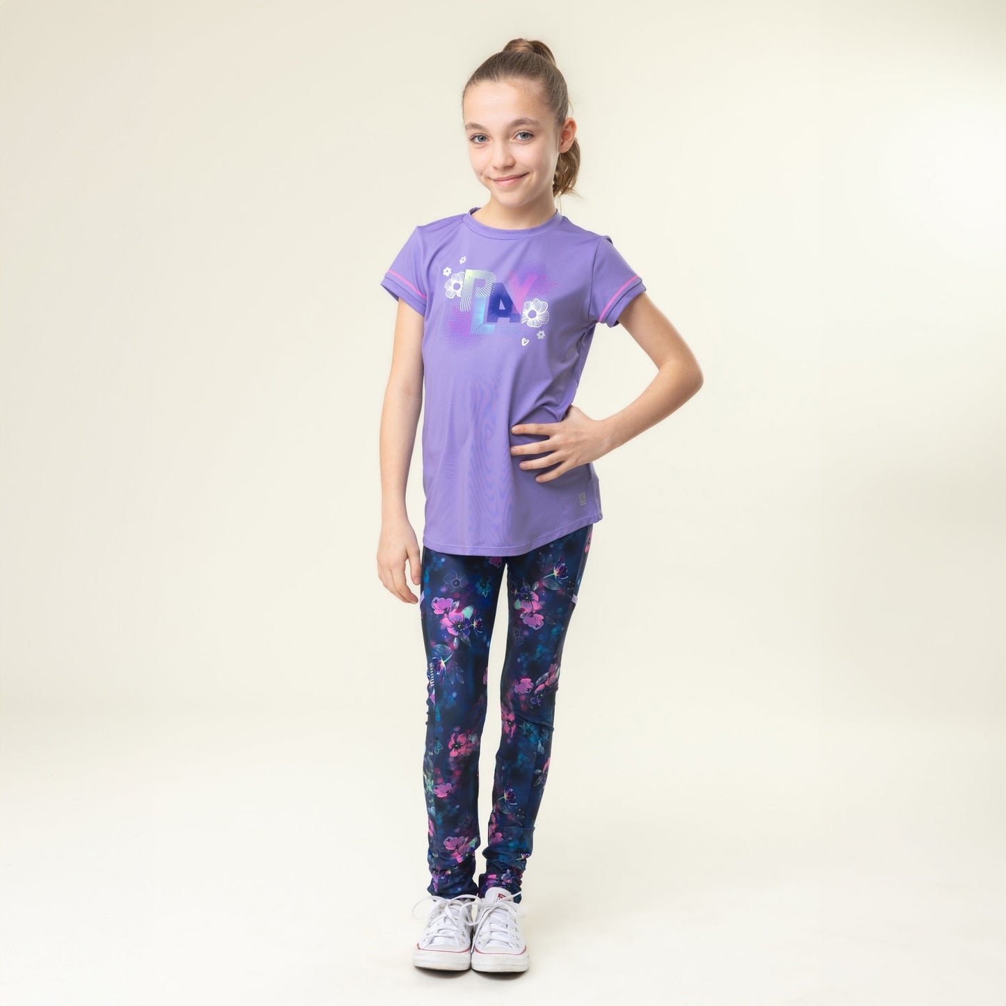 T-shirt athlétique  Filles Violet