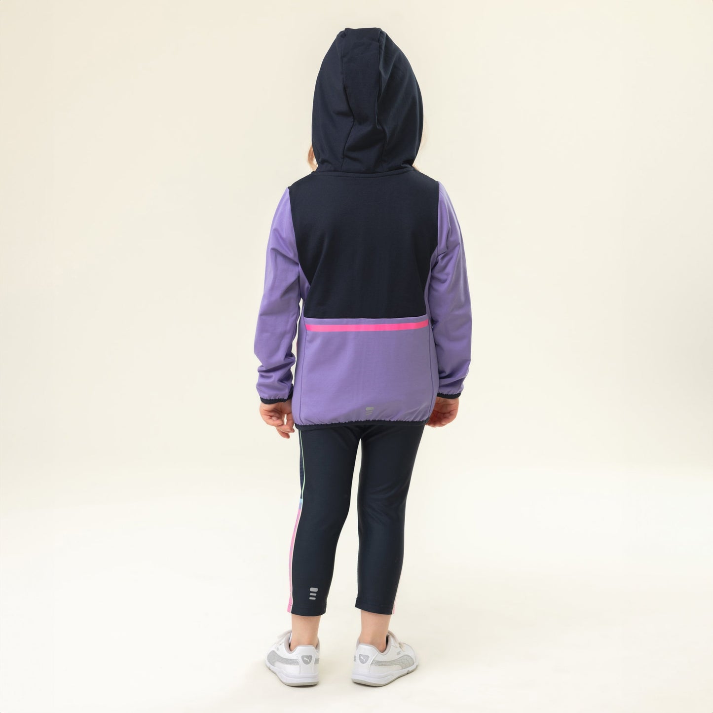 Veste à capuchon athlétique  Filles Violet