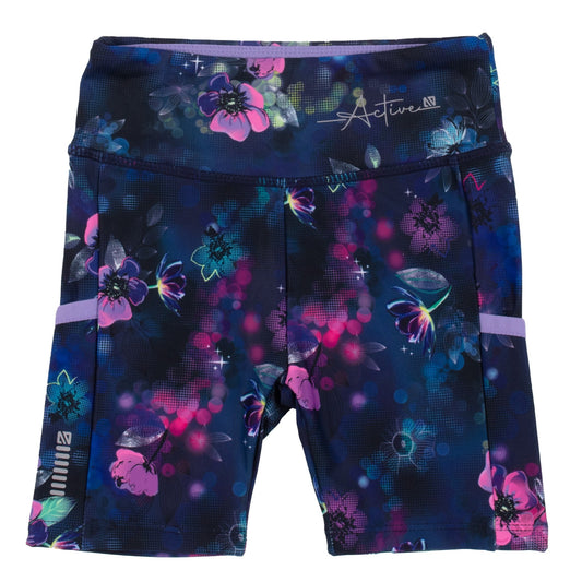 Short cycliste athlétique  Filles Violet