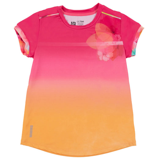 T-shirt athlétique  Filles Rose