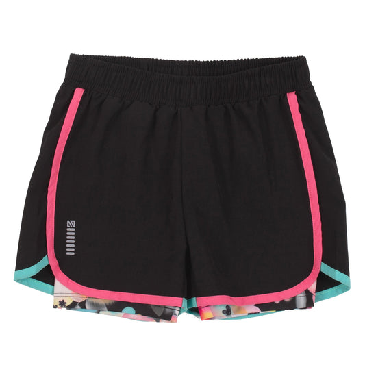 Short athlétique  Filles Noir