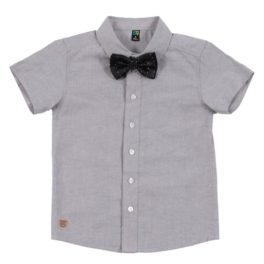 Chemise manches courtes  Garçons Gris