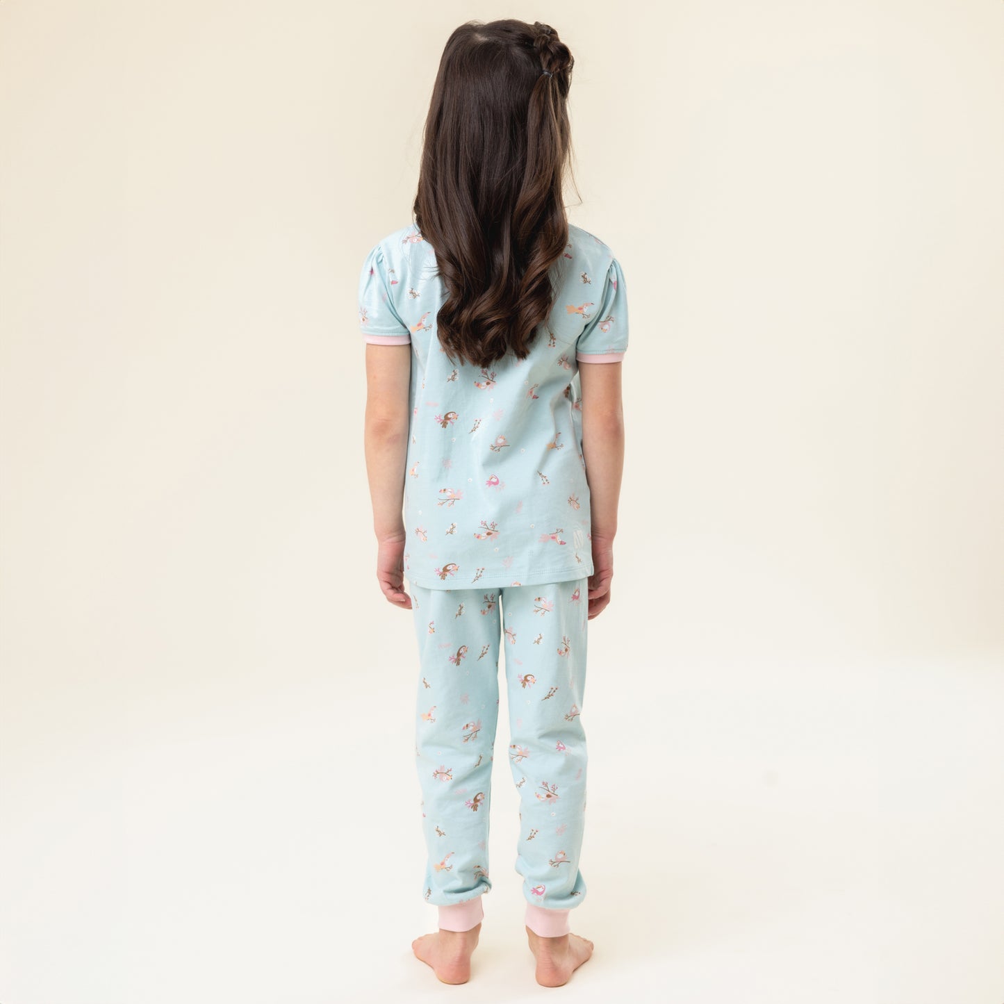 Pyjama trois-pièces  Filles Turquoise