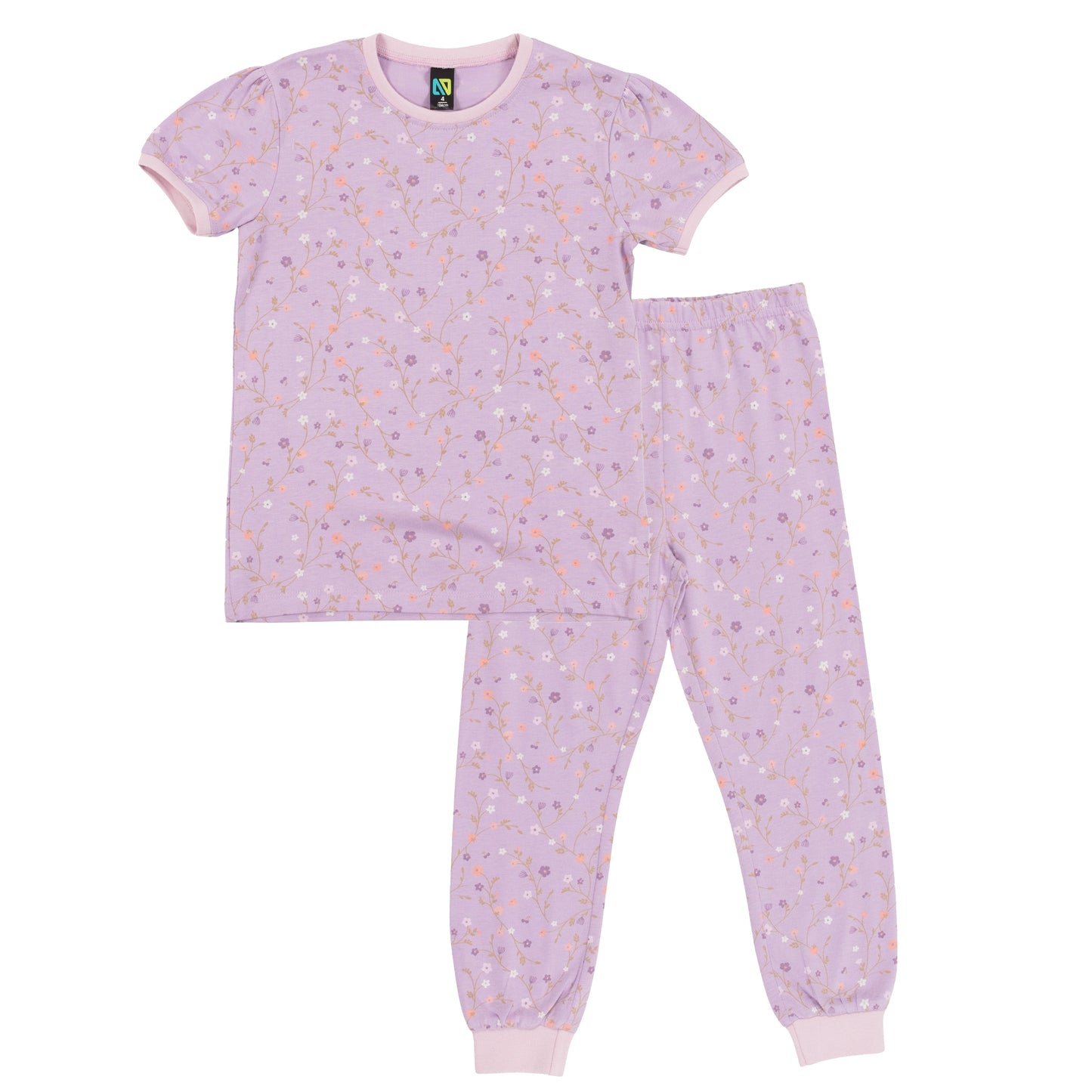 Pyjama deux-pièces bébé Bébé Fille Lilas