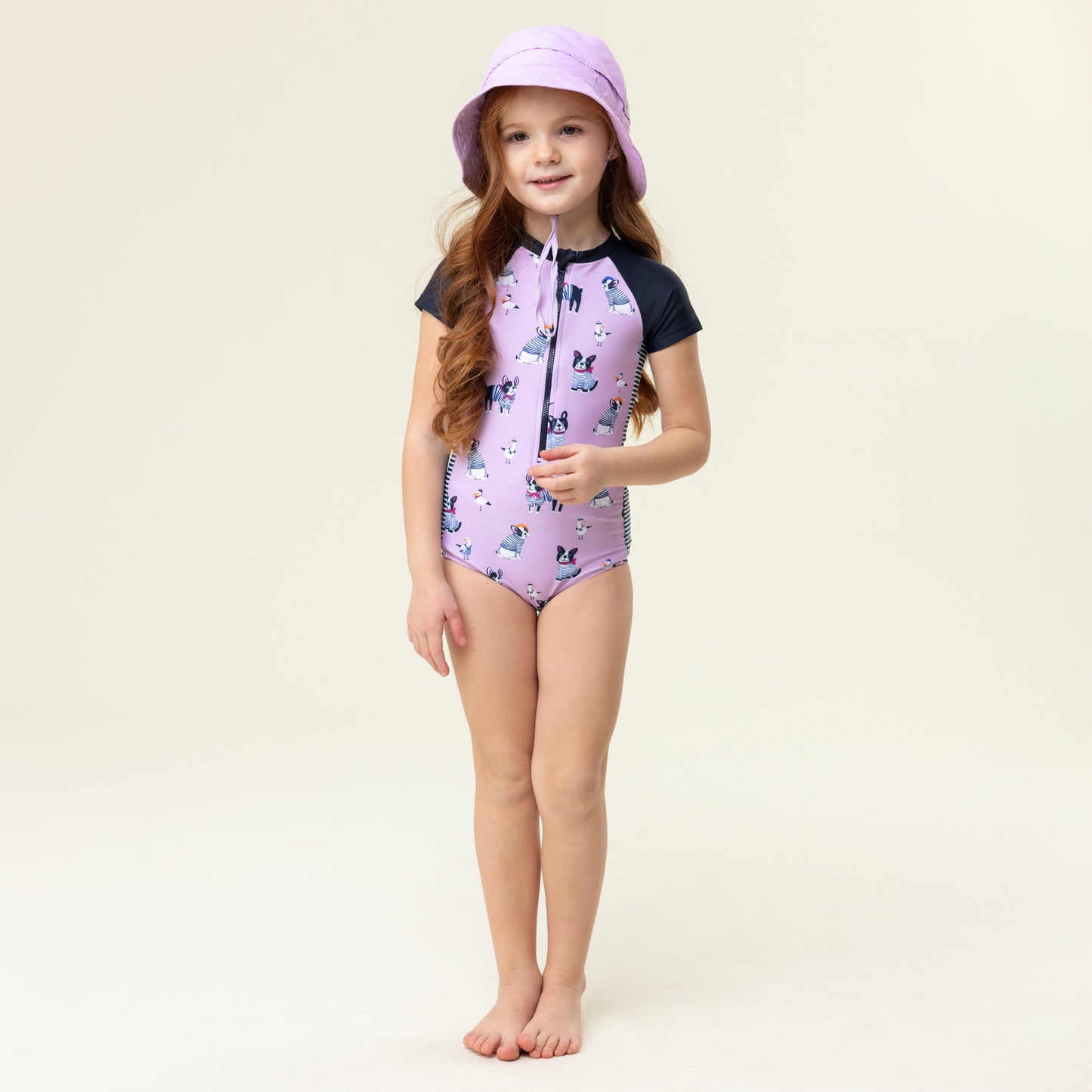 Chapeau UV  Filles Lilas