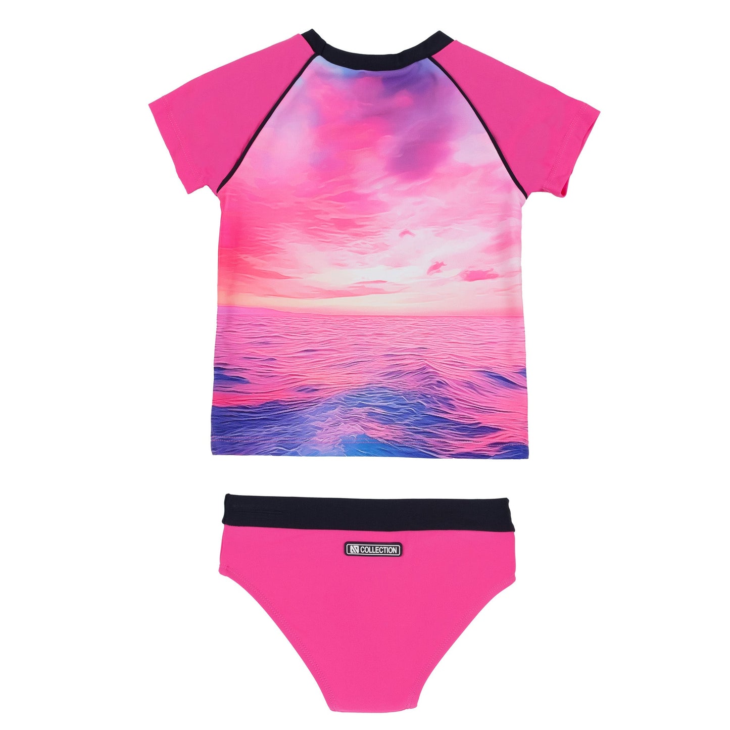 Maillot UV deux-pièces  Filles Fuchsia