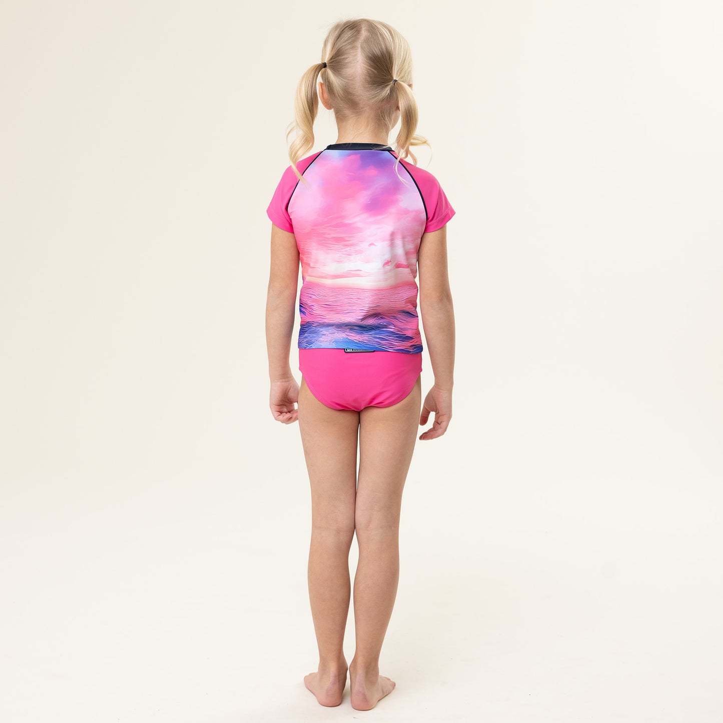 Maillot UV deux-pièces  Filles Fuchsia