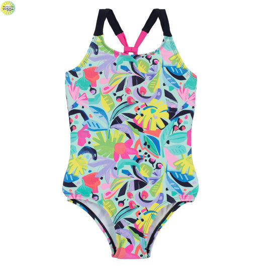 Maillot UV une-pièce  Filles Menthe