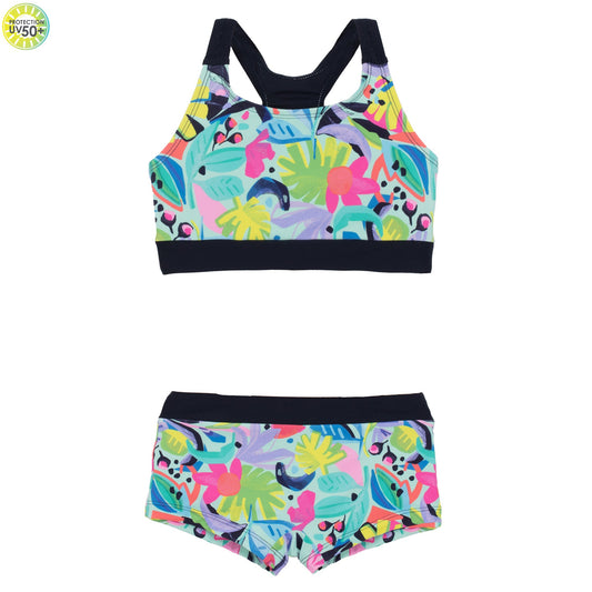 Maillot UV deux-pièces  Filles Menthe