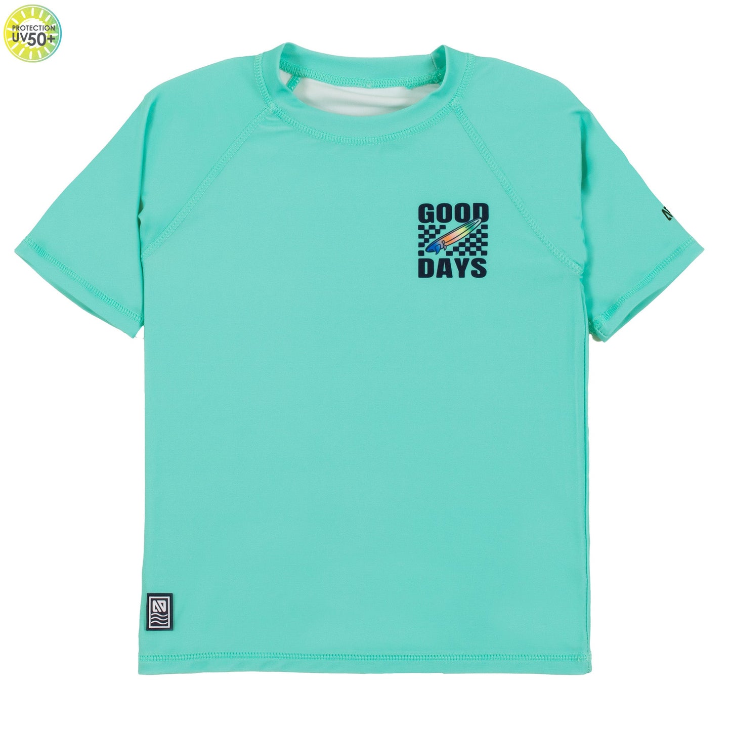 T-shirt maillot UV  Garçons Turquoise