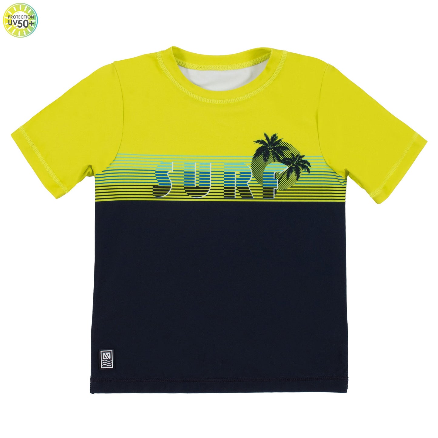 T-shirt maillot UV  Garçons Lime