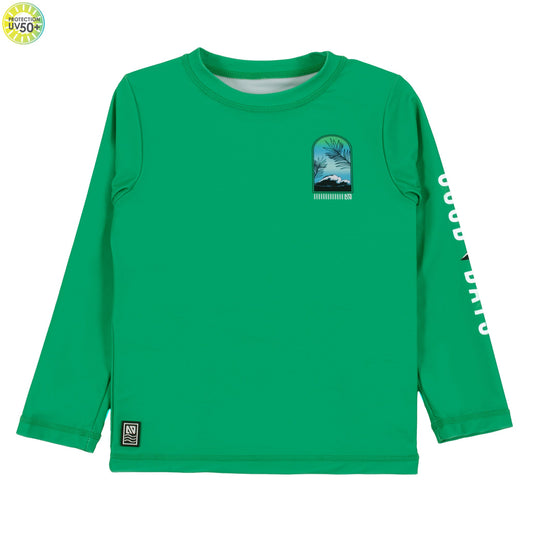 T-shirt maillot UV  Garçons Vert