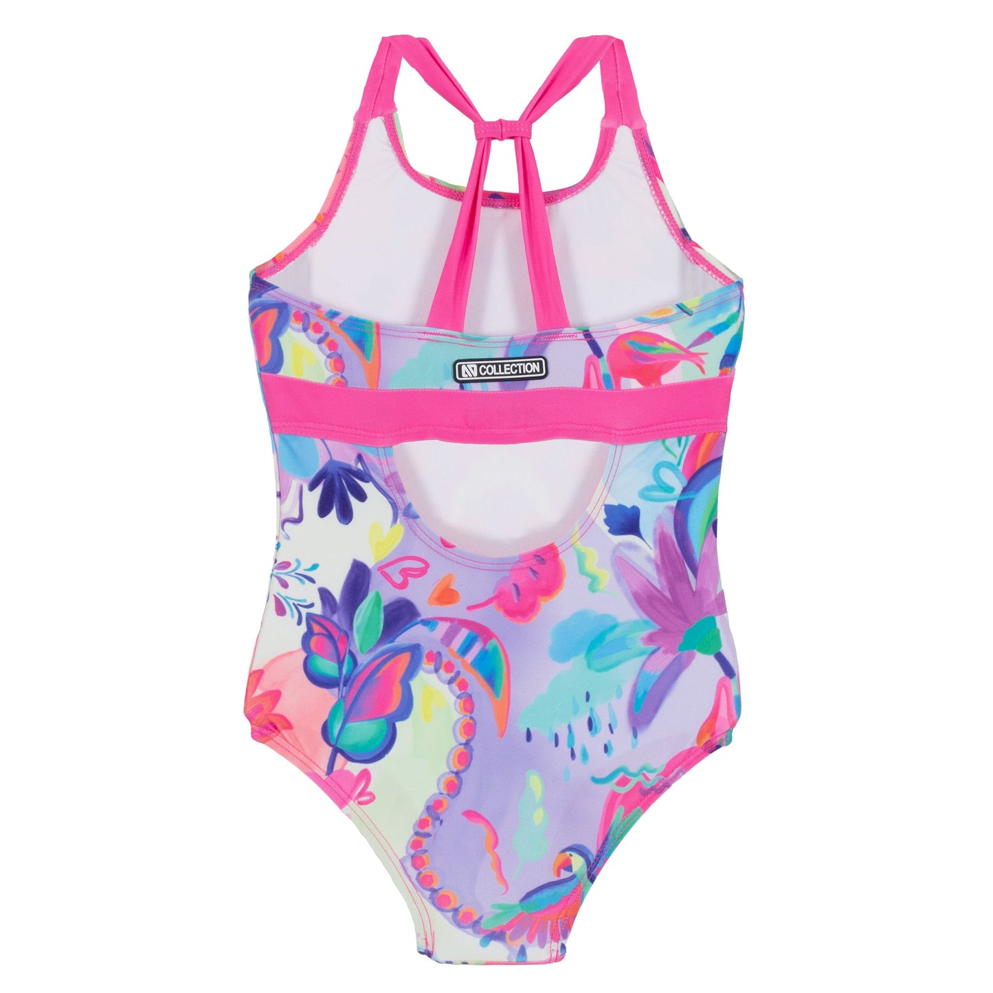 Maillot UV une-pièce  Filles Rose