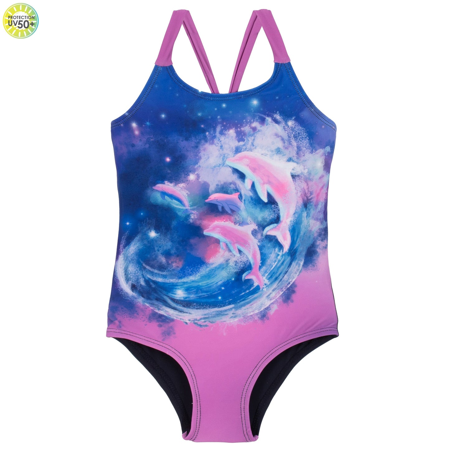 Maillot UV une-pièce  Filles Violet