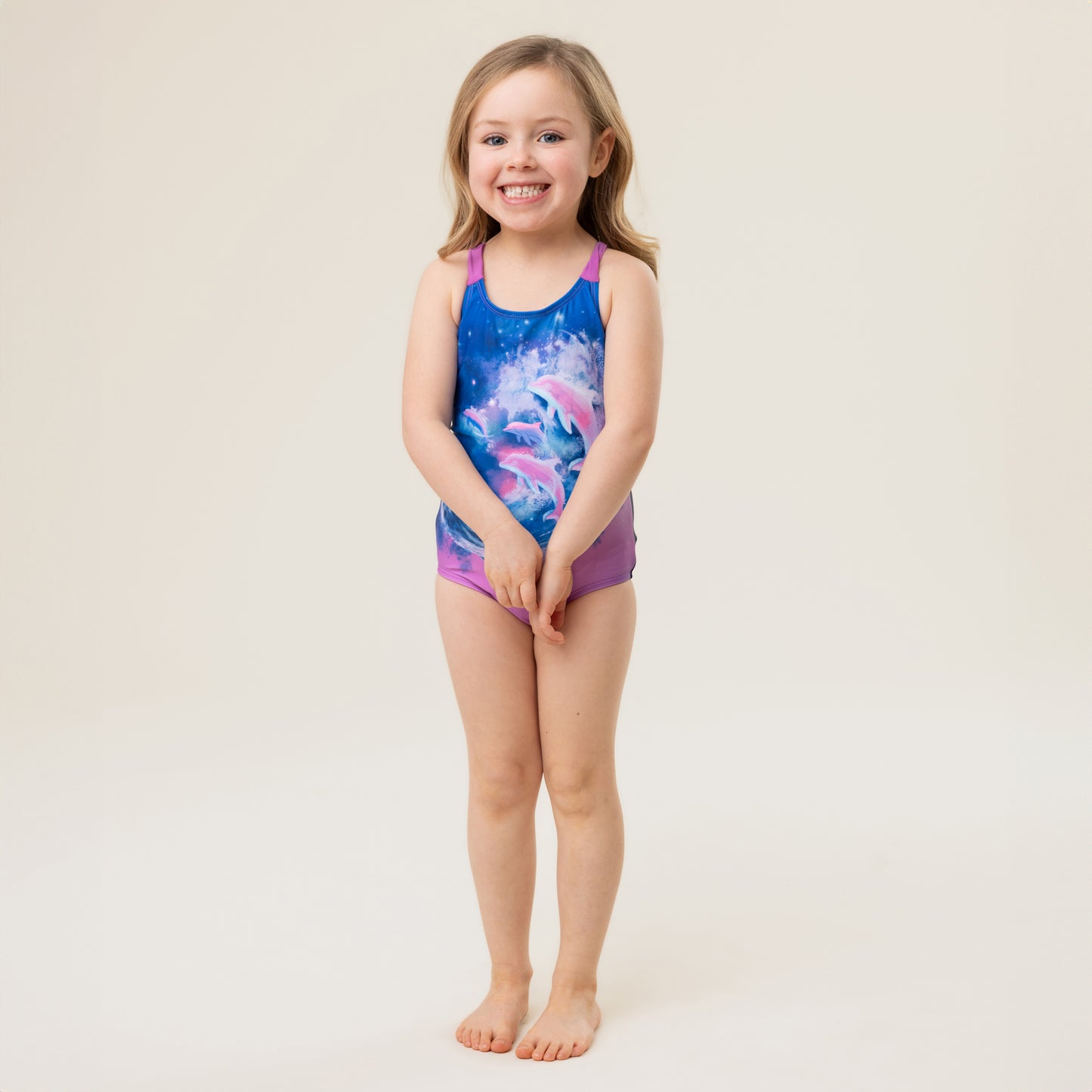 Maillot UV une-pièce  Filles Violet