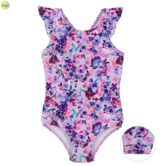 Maillot UV une-pièce  Filles Lilas