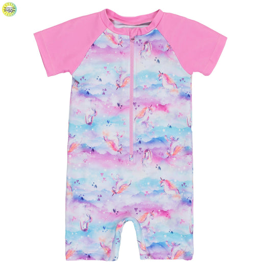 Combinaison UV bébé Bébé Fille Rose