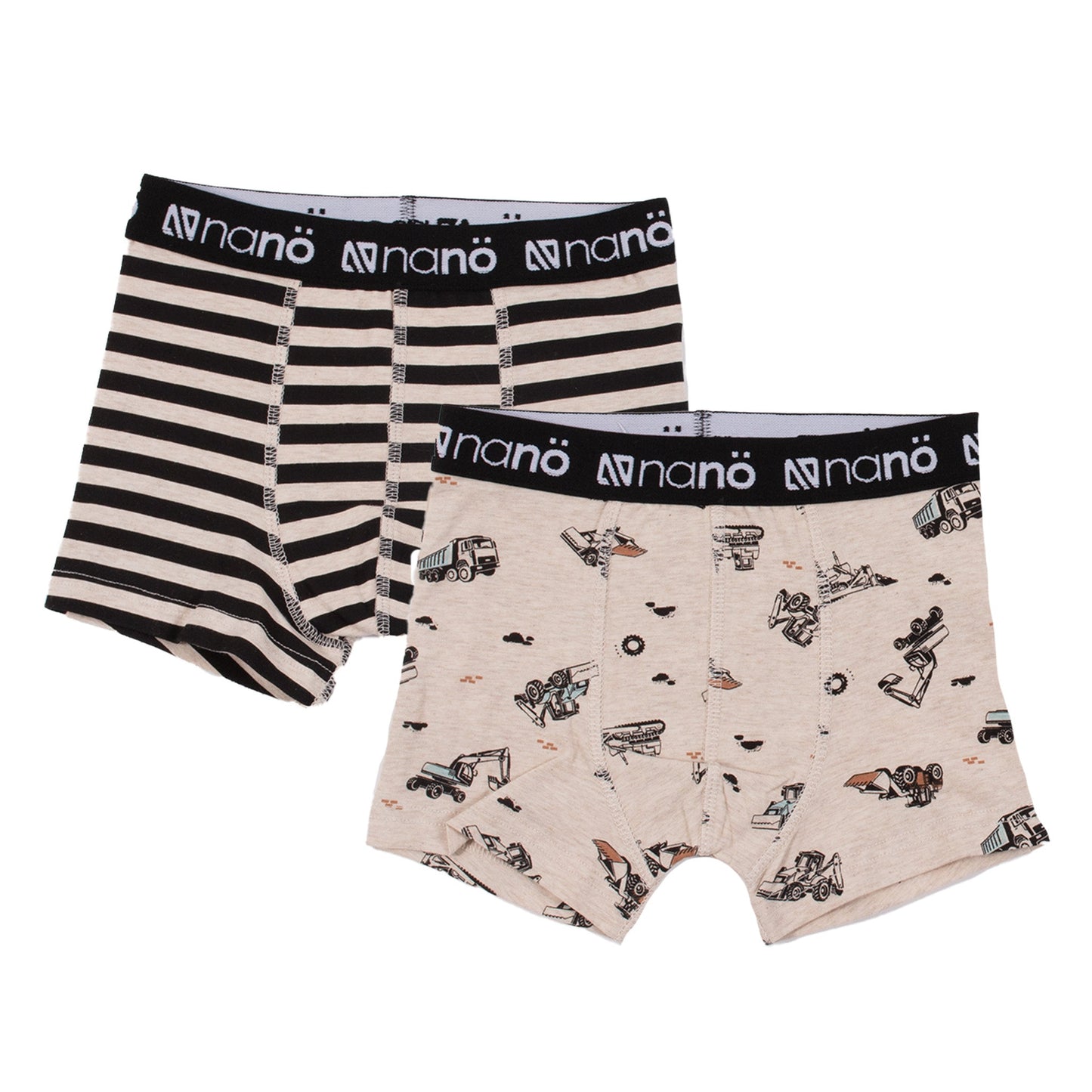 Boxers, paquet de 2  Garçons Beige chiné